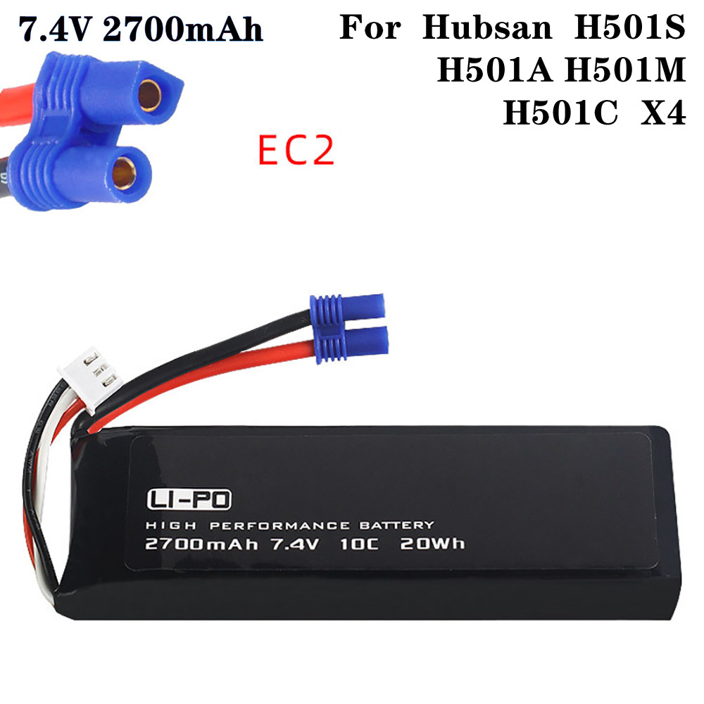 Drone Gimbal 2 Axis - Baterai asli 7.4V 2700mAh 10C untuk