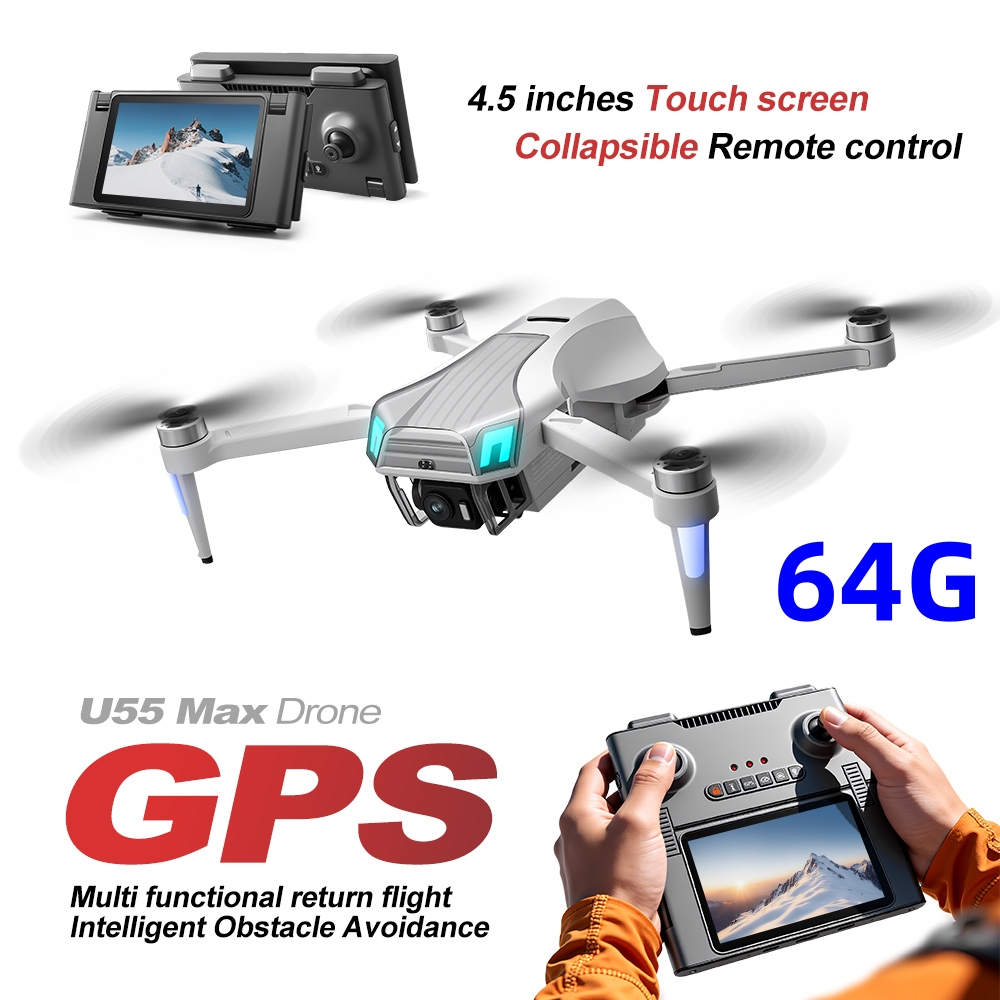 Drone NCZOBOE U55 Profesional  - Drone Gimbal 2 Axis ulasan dan harga