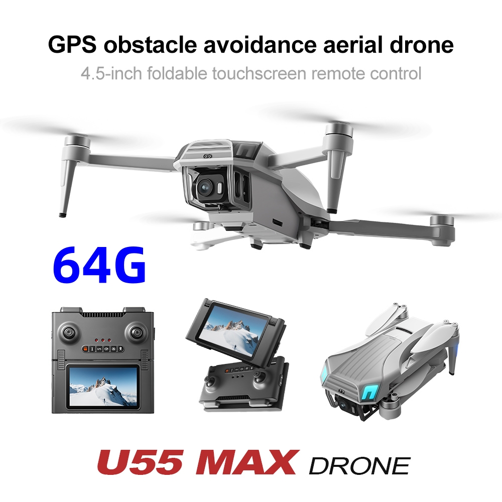 Drone NCZOBOE U55 Profesional  - Drone Gimbal 2 Axis ulasan dan harga