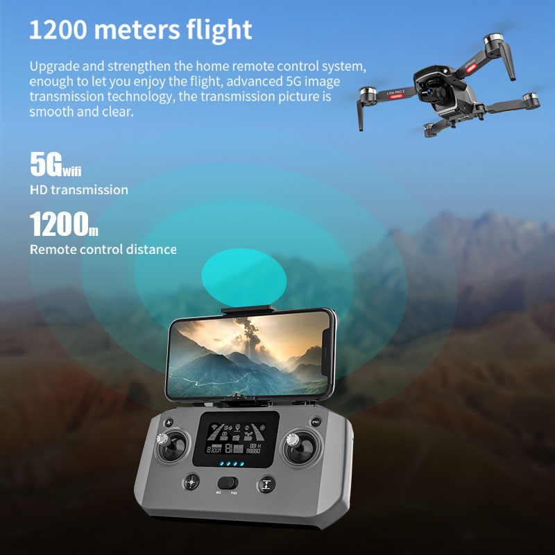 L106 Pro Drone remote control  - Drone Gimbal 3 Axis ulasan dan harga