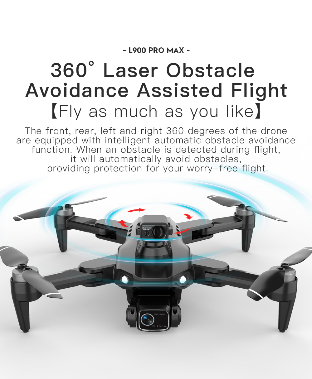 Drone LYZRC L900 PRO MAX denga - Drone Gimbal 2 Axis ulasan dan harga